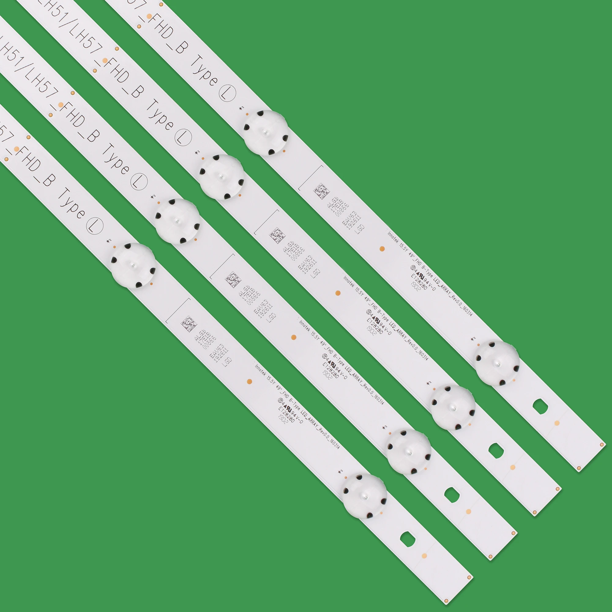 Tira Conduzida da Luz de Fundo para lg Innotek 49lk5100pla 15.5y 49 _ Fhd tipo B-tipo Hv490fhb-nbd 49lh51 Lh57_fhd_a 49lh51 Lh57_fhd_b - Imagem 2