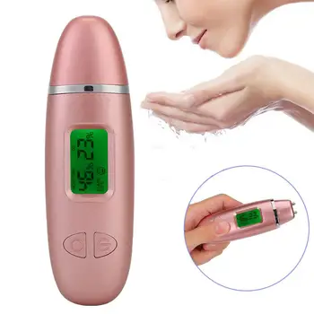

Portable LCD Display Face Water Oil Analyzer Skin Moisture Monitor Detector Pen Skin Analyzer Meter Face Care Skin Tester for sk