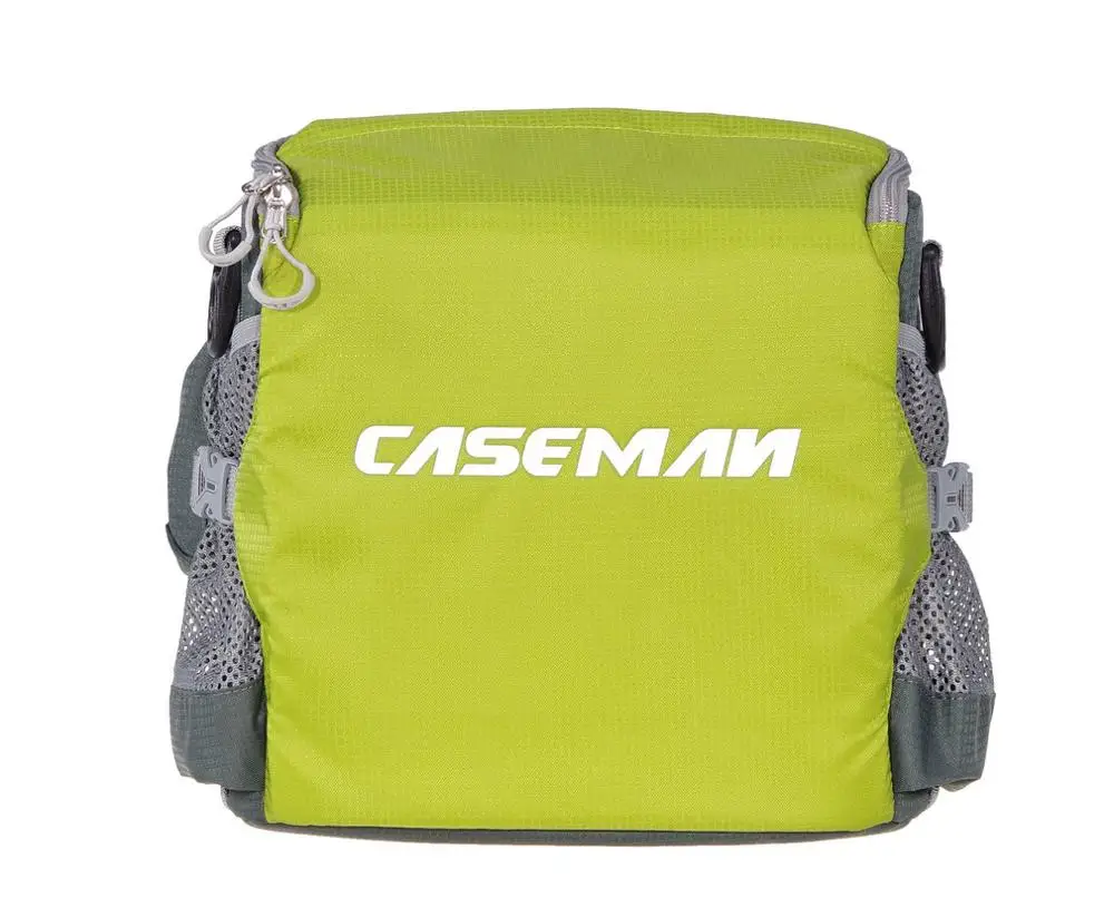Caseman AWS10 AWS20 сумка для цифровой зеркальной фотокамеры DSLR чехол сумка на плечо поясная сумка с дождевиком для улицы водонепроницаемая - Цвет: AWS20-Green