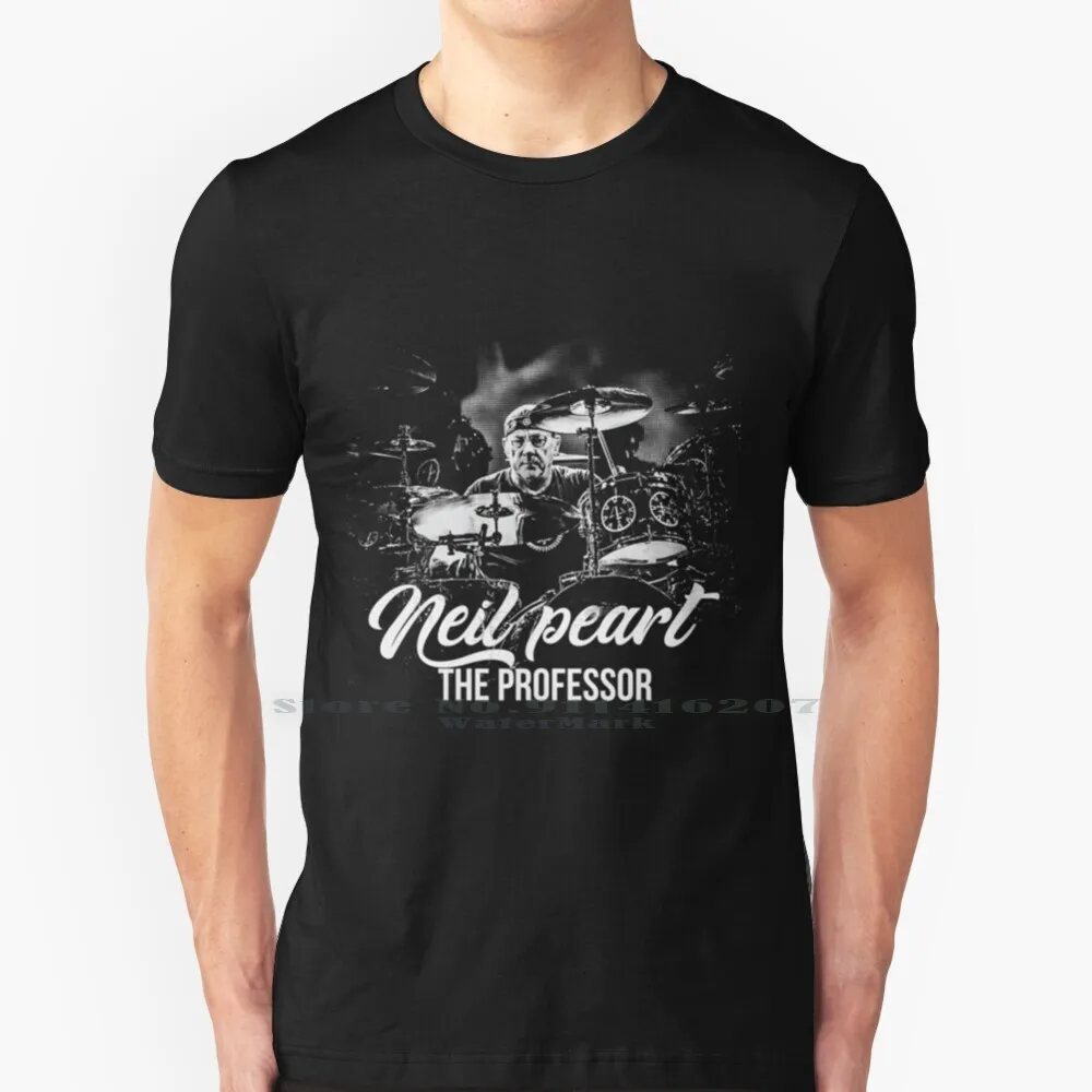 Neil Peart The Professor Rush 1952-2020 T-Shirt T-Shirt T-Shirt Cotton 6Xl Neil Peart Drum Sets Neil Peart Batterista Rush