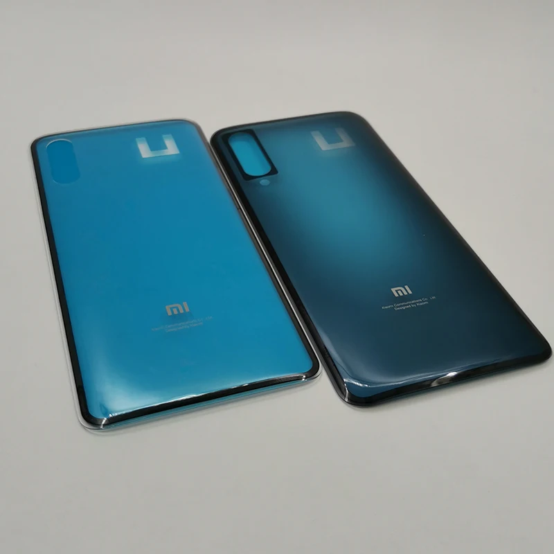 Xiaomi mi 9 mi 9 чехол для задней крышки батареи Чехол для задней стеклянной двери чехол для замены для Xiaomi mi 9 mi 9 чехол для телефона+ наклейка