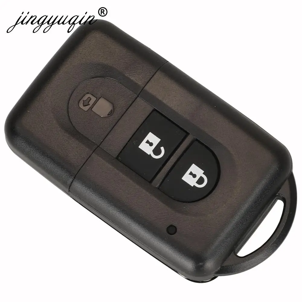 Car Key Shell 2 Buttons Remote Uncut Blade Replacement For Nissan Micra Xtrail Qashqai Juke Duke