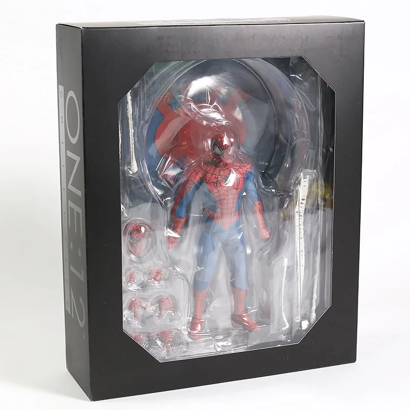 Mezco Marvel Человек-паук один: 12 ПВХ фигурка Коллекционная модель игрушки