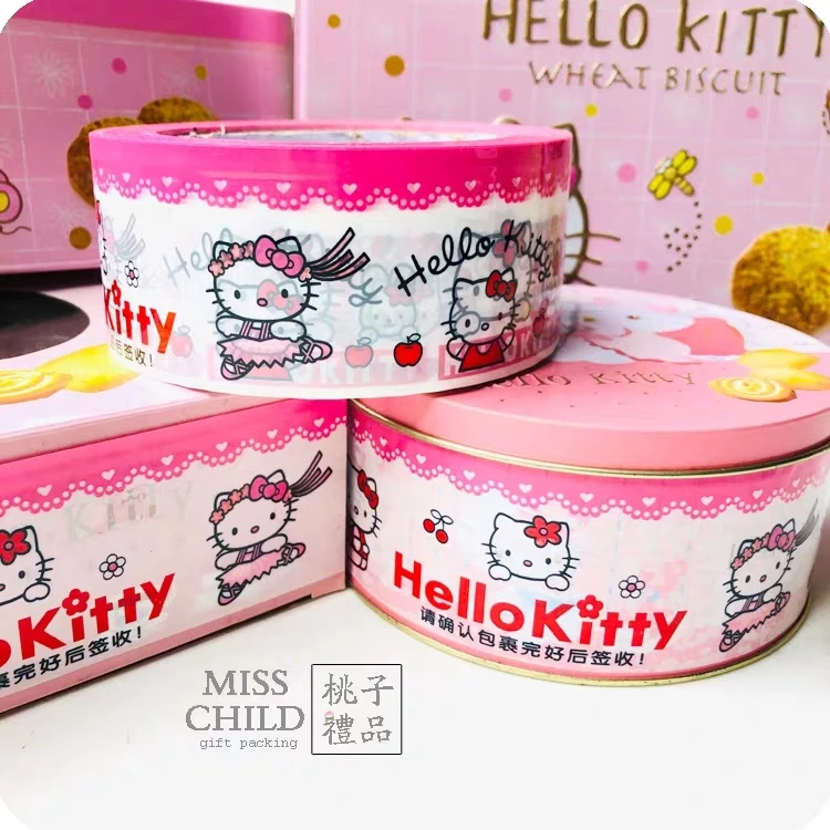 1 шт. HelloKitty my melody мультфильм Kawaii упаковочная лента большой рулон 100 метров белая