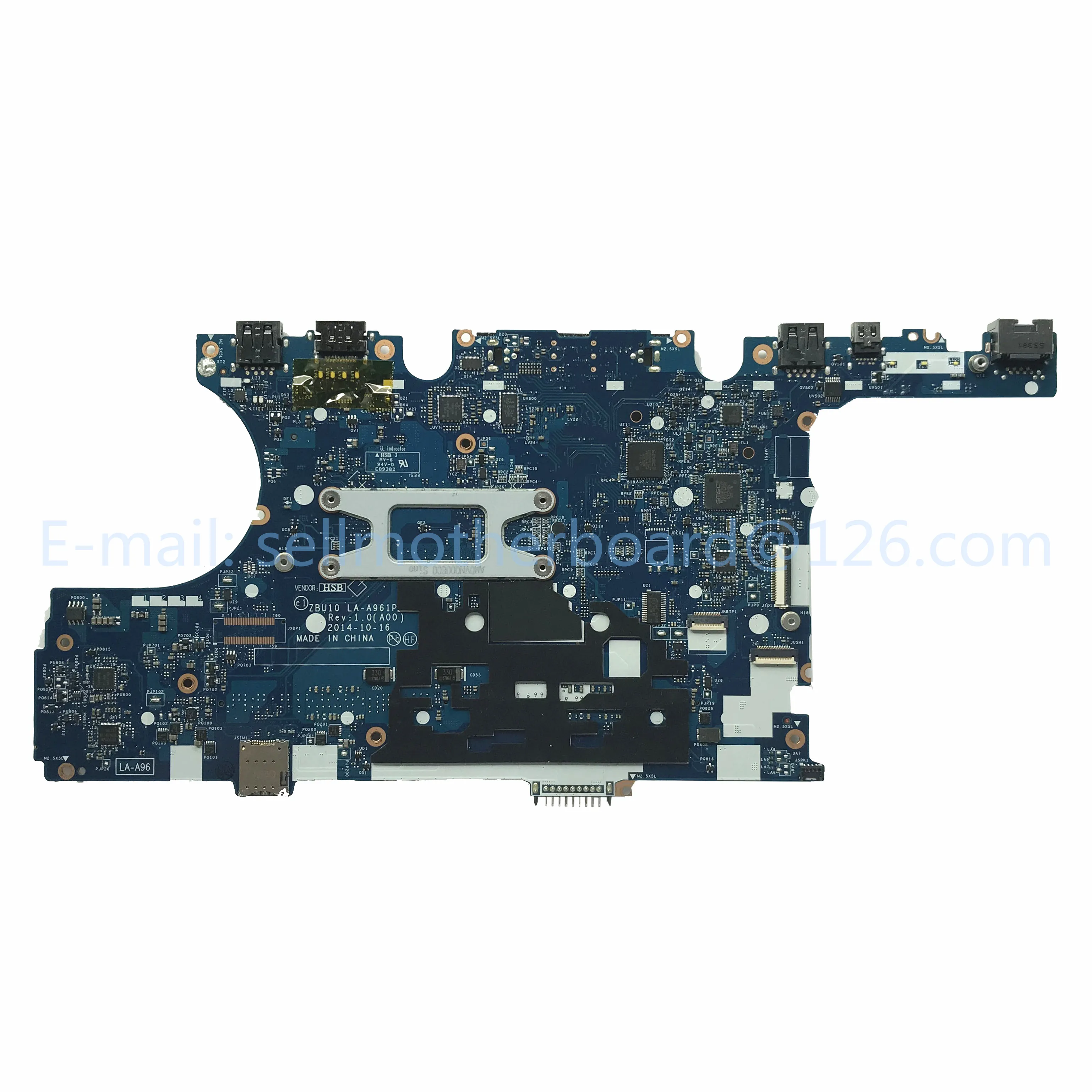 Для DELL Latitude E7450 Материнская плата ноутбука CN-0Y15C1 0Y15C1 Y15C1 ZBU10 LA-A961P с SR23V I7-6500U Процессор DDR3L мб тестирование