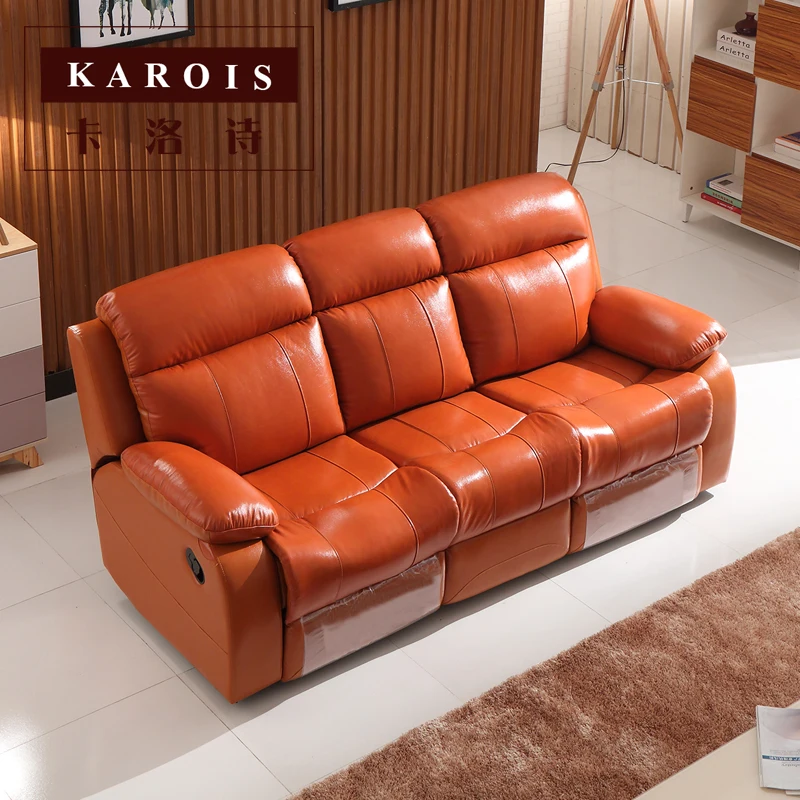 Foshan recliner sofa set,home cinema seating living room sectional sofa leather power recliner