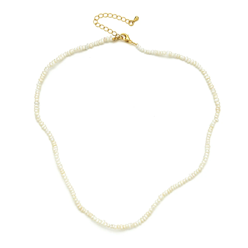 ZMZY 1PC Seed Beads Shell AMOUR Necklace for Women Fashion Pearl