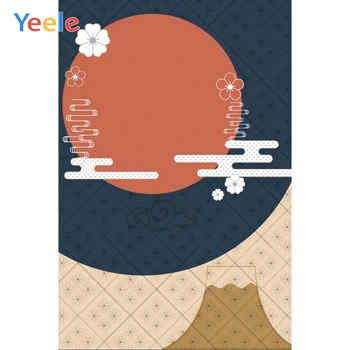 

Yeele Landscape Photocall Japan Mount Fuji Cherry Photography Backdrops Personalized Photographic Backgrounds For Photo Studio