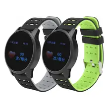 Цифровой TLWB2 водонепроницаемый смарт-браслет здоровья, силиконовый ремешок для часов, работает