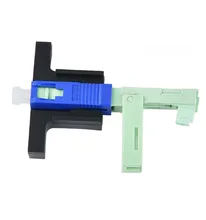 20Pcs High Quality SC/UPC SM Fiber Optic Fast Connector FTTH Tool Embedded Cold Quick Connector