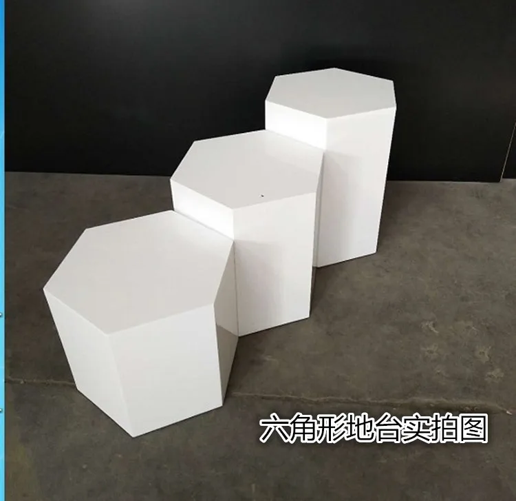 

Clothing Store Model Deck Showcase Display Stand Base Baking Varnish Booth Trade Fair xie bao dian Display Rack Island Customiza