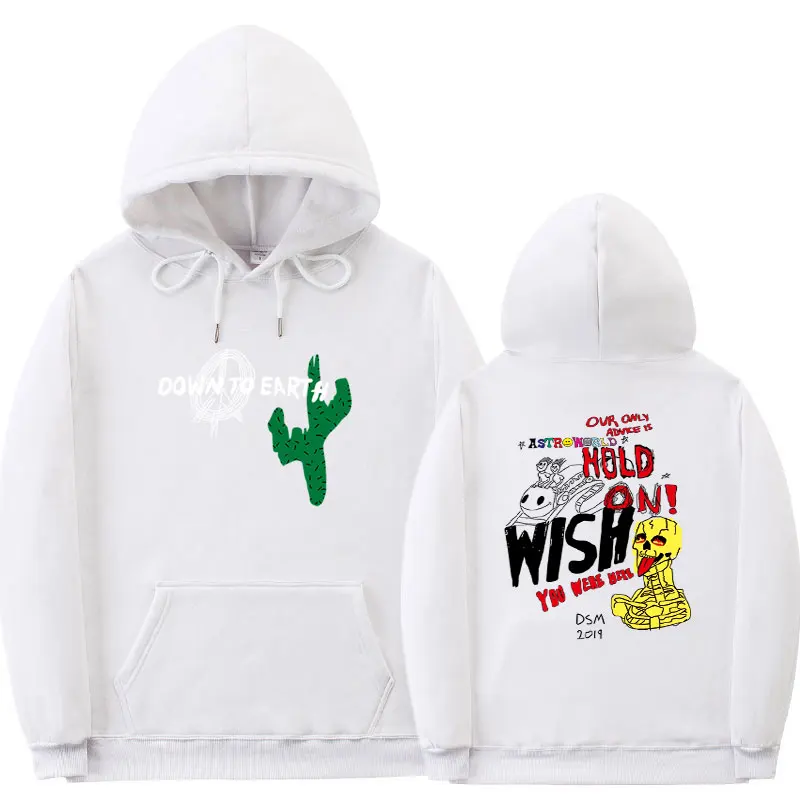 Толстовка с изображением Трэвиса Скотта ASTROWORLD Wish You WAS Here Hip Hop уличная Мужская и женская модная толстовка с капюшоном пуловер