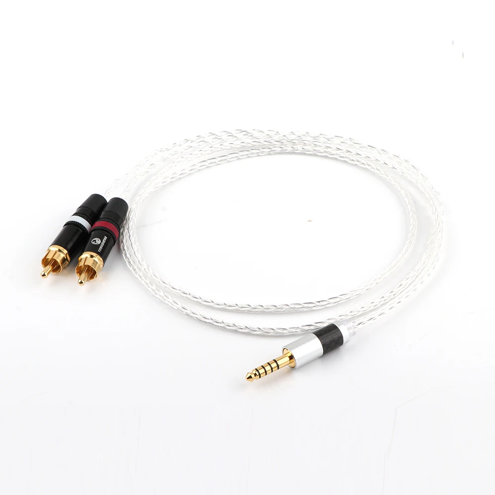 HIFI 4 4mm to 2 RCA Audio Cable WM1A 1Z PHA 1A 2A Z1R 4 4mm Upgrade Cable