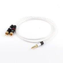 HIFI 4 4mm to 2 RCA Audio Cable WM1A 1Z PHA 1A 2A Z1R 4 4mm Upgrade Cable