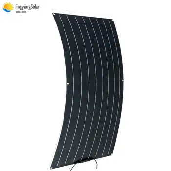 

100W 200w 300w 400w Flexible solar panel 12V panel solar battery charger Monocrystalline solar cell for 1000w home solar kits