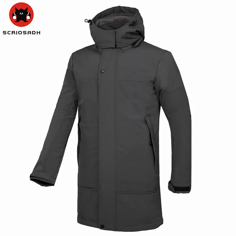 Men Climbing Soft shell Jacket Waterproof Windproof Topcoat Thermal