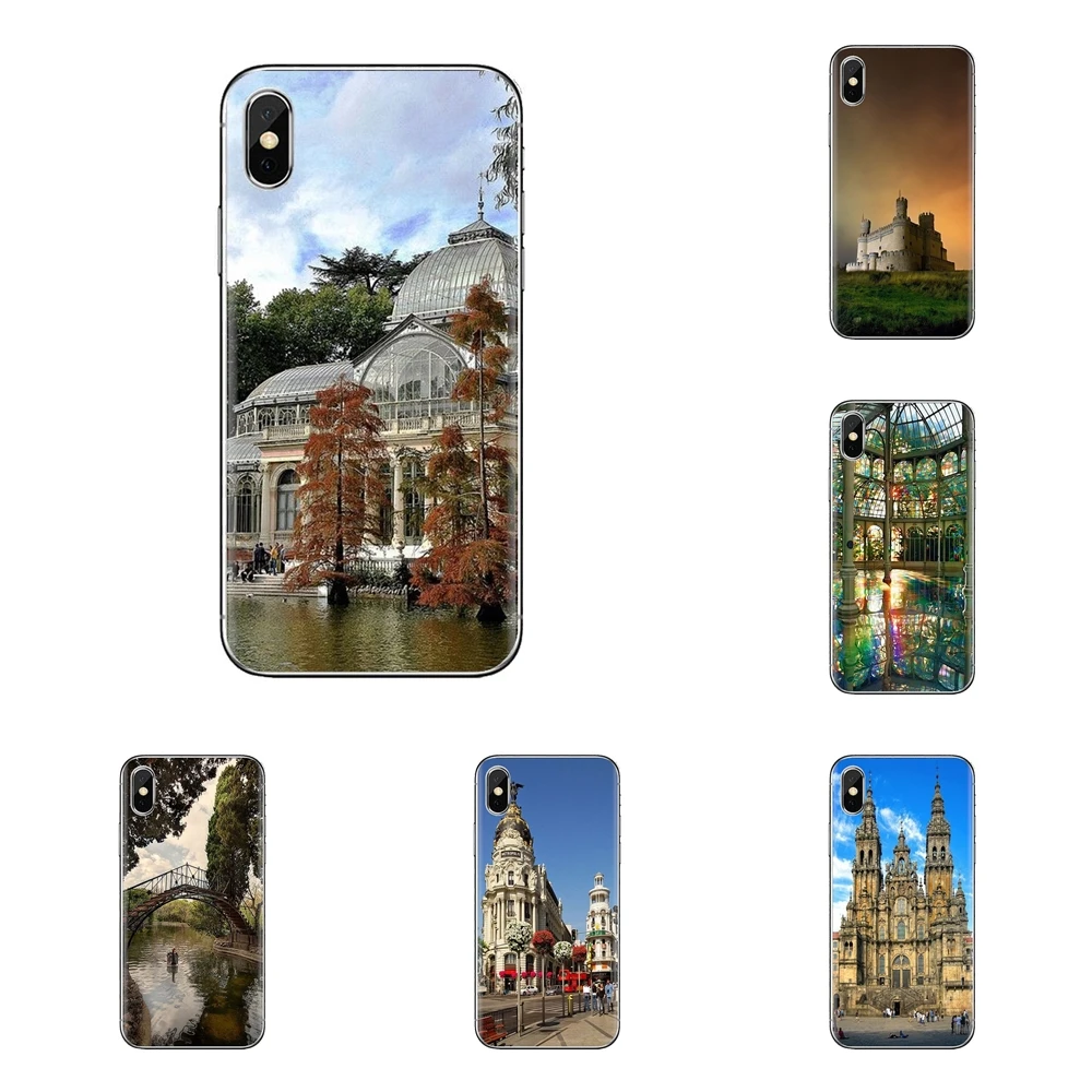 Soft Case Covers For Oneplus 3T 5T 6T Nokia 2 3 5 6 8 9 230 3310 2.1 3.1 5.1 7 Plus 2017 2018 Cibeles fountain Madrid Spain city |