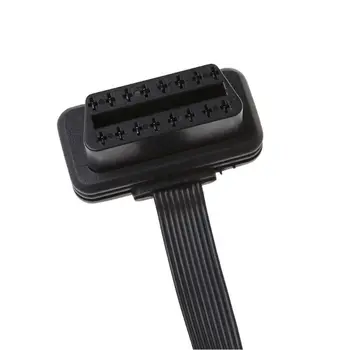

Black Splitter Extension Cable Plastic OBD2 Y Connector Reliable Durable