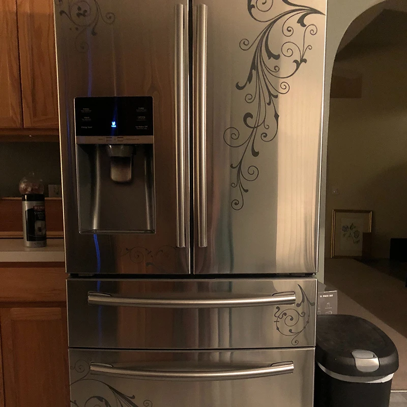 Современный виниловый стикер для стиральной машины и сушилки холодильника | Дом