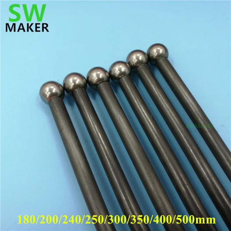 SWMAKER-180mm-500mm-carbon-tube-Diagonal-Push-Rod-Arm-set-with-10mm-dia-metal-ball-for