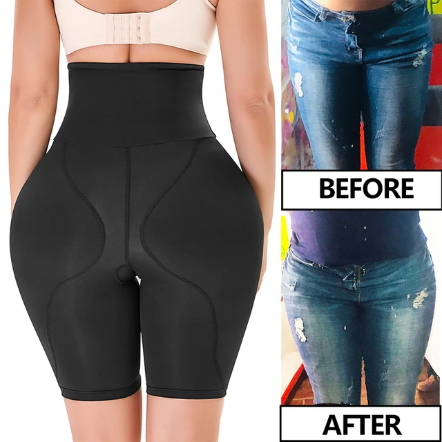 Women Hip Pads High Waist Padded Panties Shapewear Tummy Shaper Fake Ass  Butt Lifter Booty Enhancer