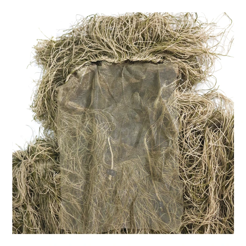 Photography Withered Grass Clothes Hunting Cloak Ghillie Suit Ghillie Clothes Camouflage Hunting Outdoor Jungle Poncho ghillie suit