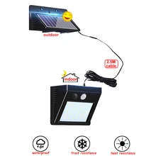 1/4pcs 30LED Solar Light Human Infrared PIR Motion Sensor Wall Lamp Security Outdoor Lighting Waterproof Garden Lamp Pathway Lig