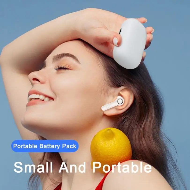 LUSTR T14 Mini Bluetooth Wireless Earphones 1500mAh Touch Control Type C Handset with Charging Box Sport Earbuds for All Phone
