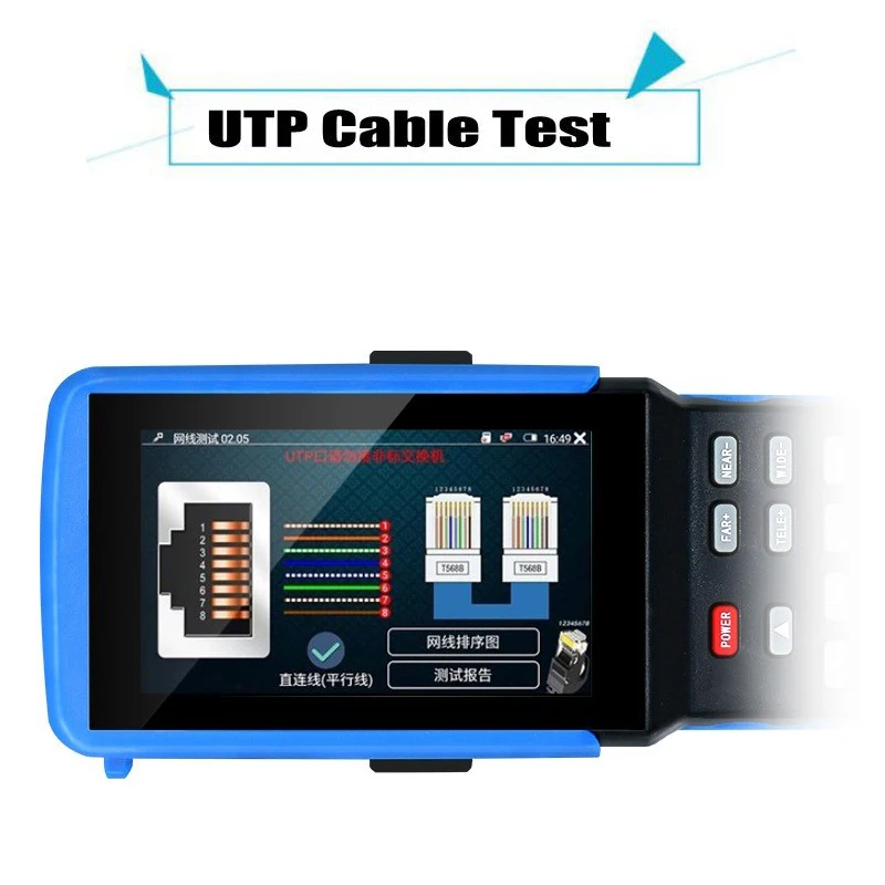 IPC 9310 POE wifi 4,3 ''5 в одном тачскрин CCTV тестер для IPC/аналоговой камеры, IPC 1080 P, AHD, CVI, TVI, BNC сетевой кабельный тестер