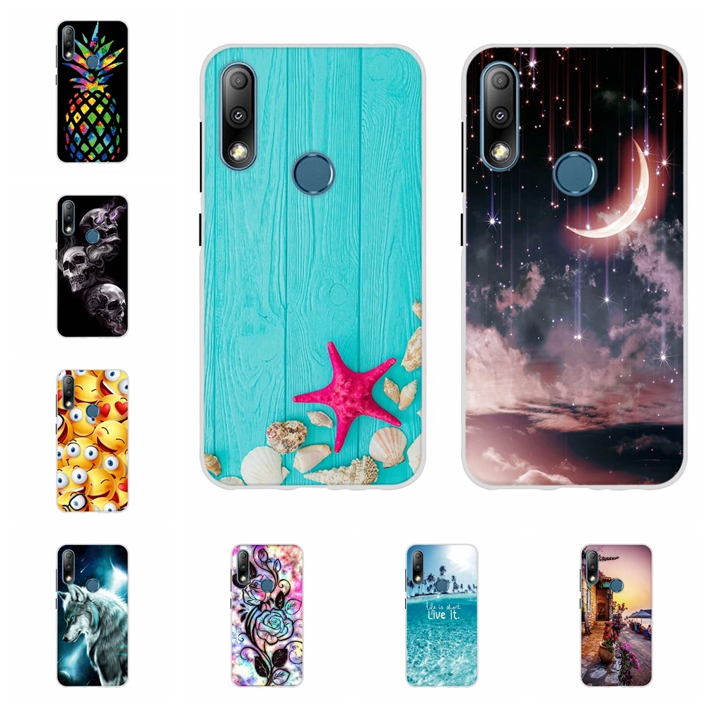 

For Asus Zenfone Max Plus M2 ZB634KL Cover Slim Soft TPU Silicone Animal Patterned For Asus Zenfone Max Shot ZB634KL Case Bumper