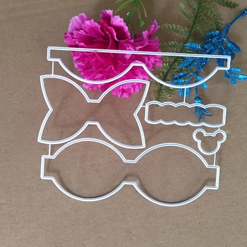 

Building a bow Bowknot Metal Cutting Dies Decorative Scrapbooking Steel Craft Die Cut Embossing Paper Cards Stencils