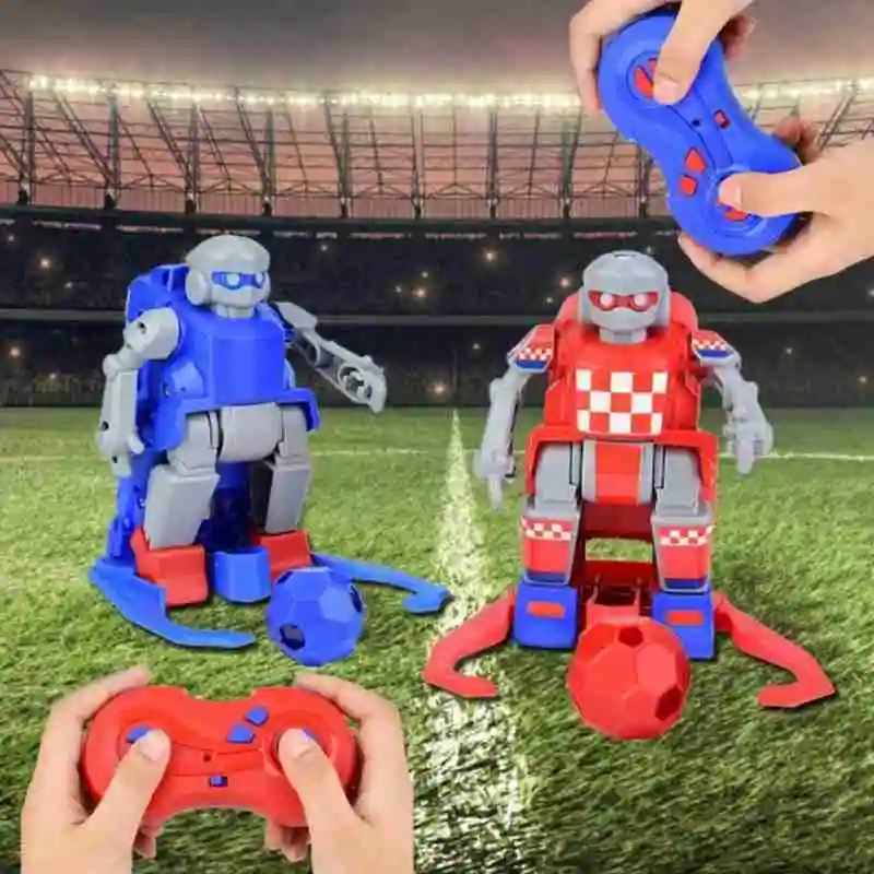 

2pcs 2.4GHZ RC Football Robot Toy Remote Control Soccer Robots Game Toy Parent-child Interactive Electric Toys For Children Gift