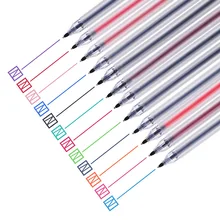 12 color pens set for drawing writing highlighting liner marker Transparent matte 0.5mm Ballpoint pen Stationery school F808