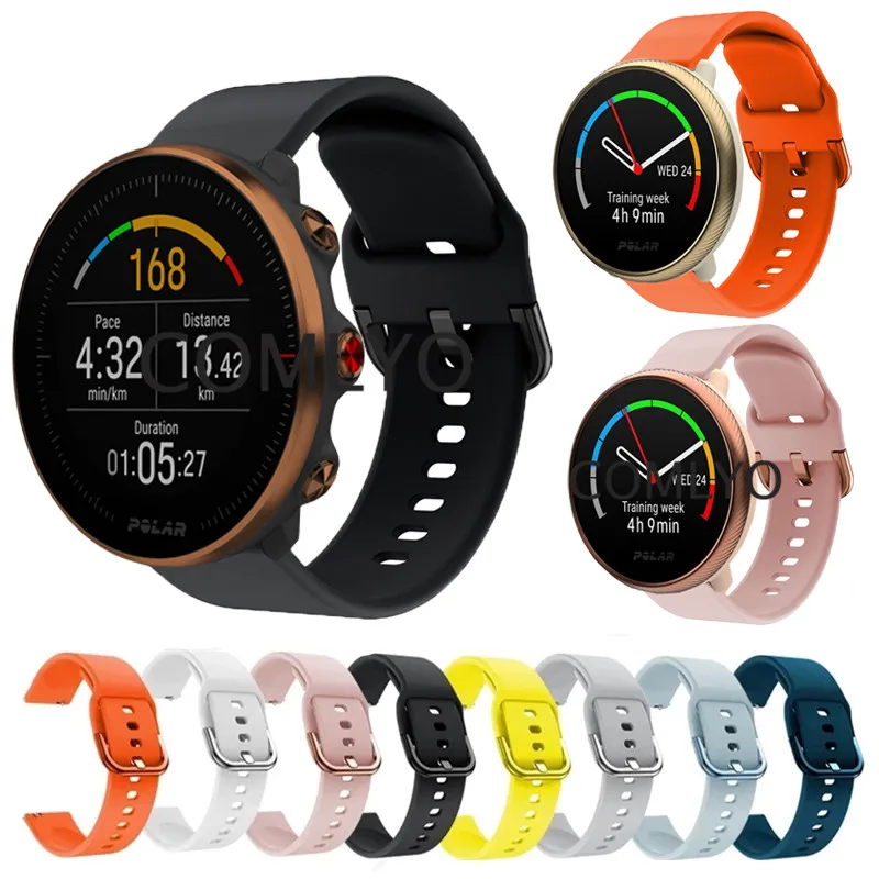 Per Polar Ignite 2 Vantage M2 Cinturino In Silicone Cinturino Smartwatch Per Cinturino Polar Unite Grit X Pro Vantage M