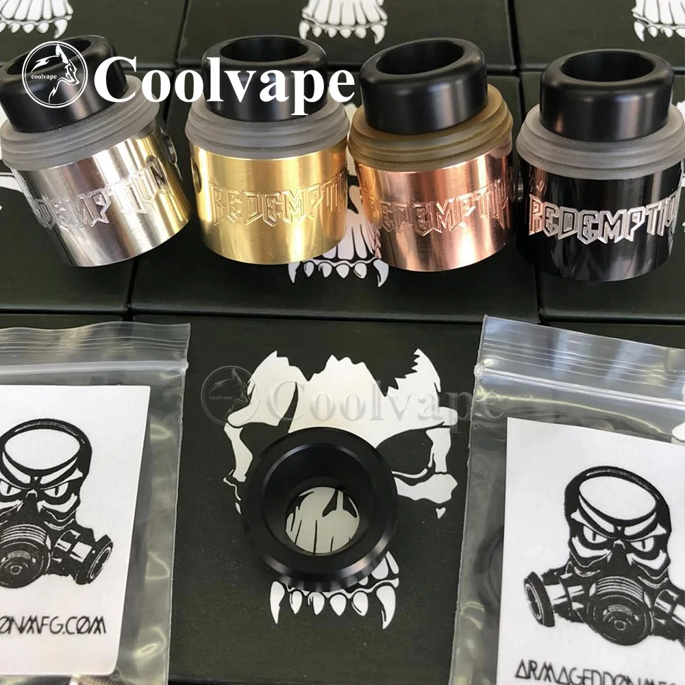 100% оригинальная выкупа 24 мм RDA Dual Post Build Deck vs apocalypse gen2 rda испаритель Rebuild Single/Dual Coil