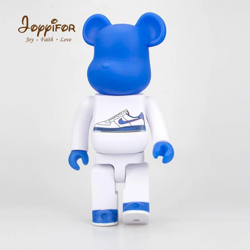 FGHGF Bearbricklys экшн-фигурка Kitty пиратский капитан Рождество зомби Babybear куклы ПВХ коллекционные модельные детские игрушки подарки - Цвет: Серый