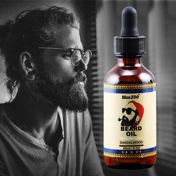

Organic Beard Oil Natural And Soften Oil Hair Growth Nourishing Cream For Beard Hair Grow 60ml New