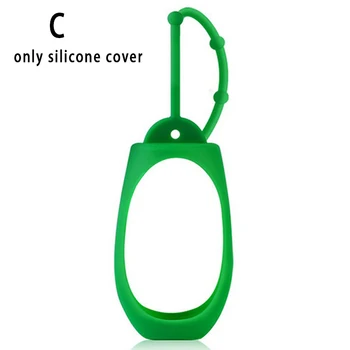 

50ml Travel Portable Hand Sanitizer Holder Gel Moisturizing Liquid Cover No Clean Antibacterial Hand Sanitizer Silicone Holder