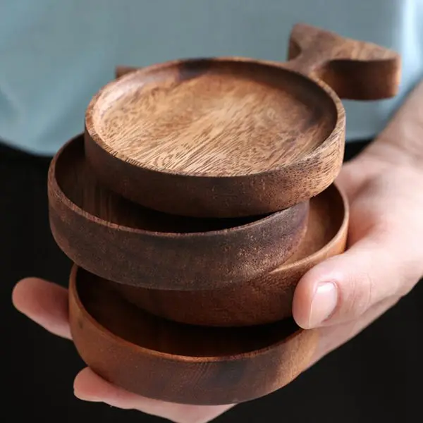 

Японские деревянные блюдо акации в форме рыбы креативные столовые приборы, соус Приправа для блюд посудомоечная машина