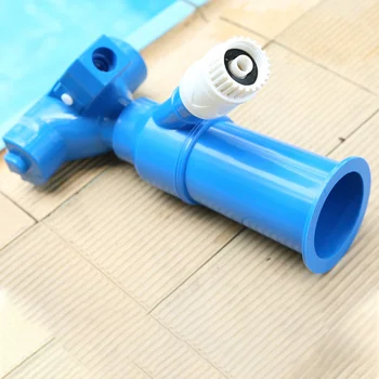 

1 Set Pool Vacuum Jet Cleaning Tool Pool Dredger Pond Dredge Leaves Rake Net Pool Cleaning Tool Filter Mesh (Blue)