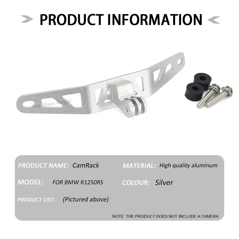 Fit For BMW R1250RS R 1250 RS Motorcycle Accessories Driving Recorder BikeGP Recorder Holder For GoPro Camera Bracket CamRack