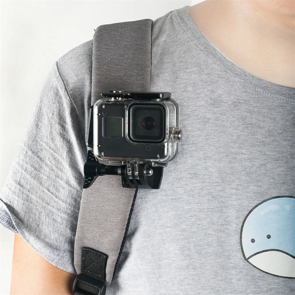 OMESHIN Спортивная камера водонепроницаемый чехол-клипса для Go-pro 8 черный ручной рюкзак аксессуары для камеры водонепроницаемый чехол-клипса