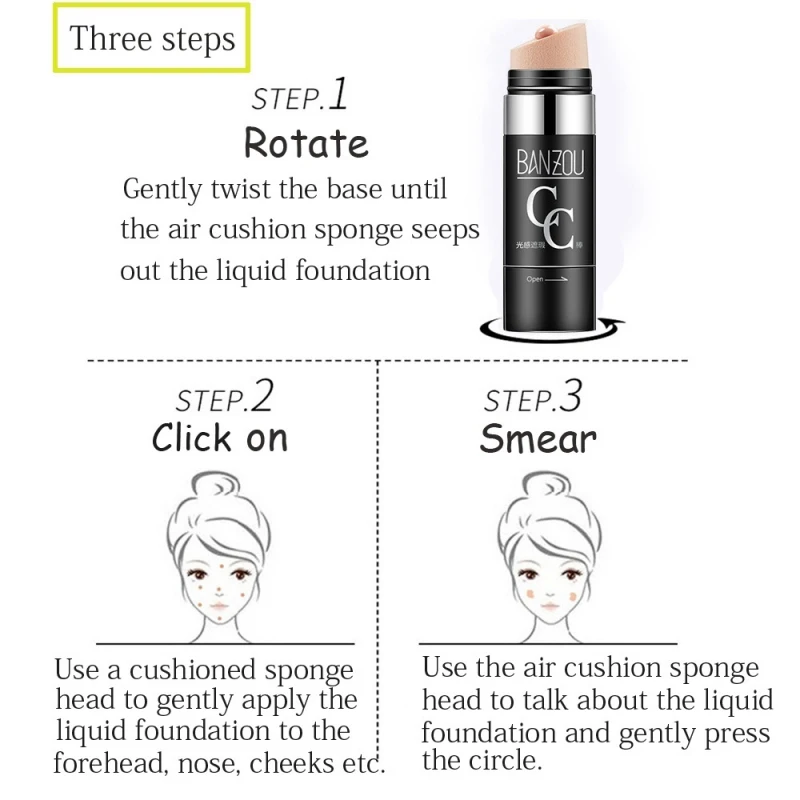 Осветляющая основа маскирующего крема для макияжа лица Maquiagem увлажняющий CC крем контрольное масло
