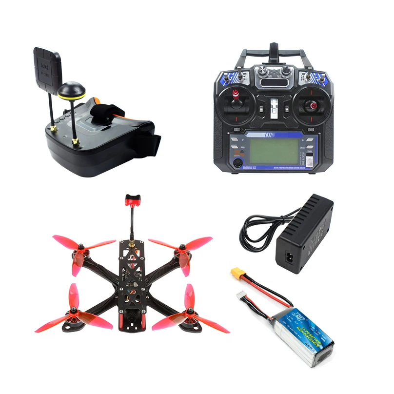JMT T220 FPV гоночный Дрон RC Квадрокоптер RTF с пультом дистанционного управления Flysky ler F7 AIO управление полетом 2306 2400KV 3-4S моторы очки