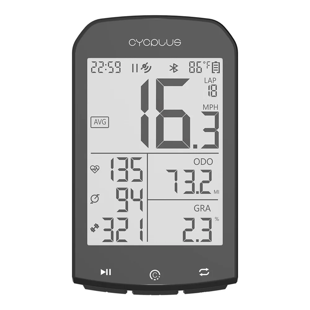 

Bluetooth Sports Cycling Outdoor Long Standby LCD Display Easy Install Multifunctional Stopwatch Waterproof Automatic Backlight