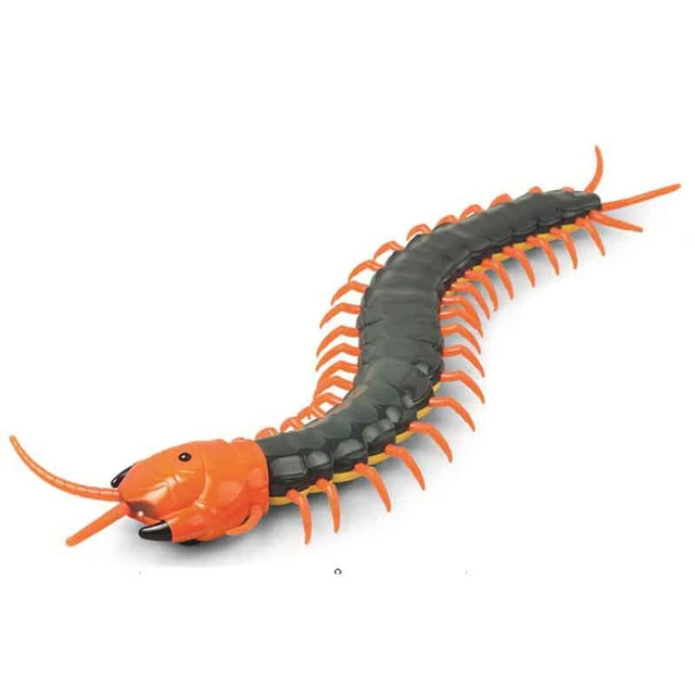 NEW Infrared RC Remote Control Simulation Centipede Creepy-Crawly Kids Toy Gift Orange&Black 2