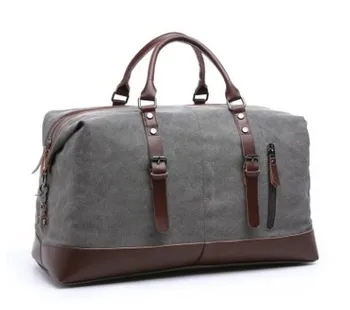 

2020 Fashion Casual Large Capacity Men Travel Bags Male Weekend Outdoor Canvas Handbags Vintage High Quality Duffle Bag