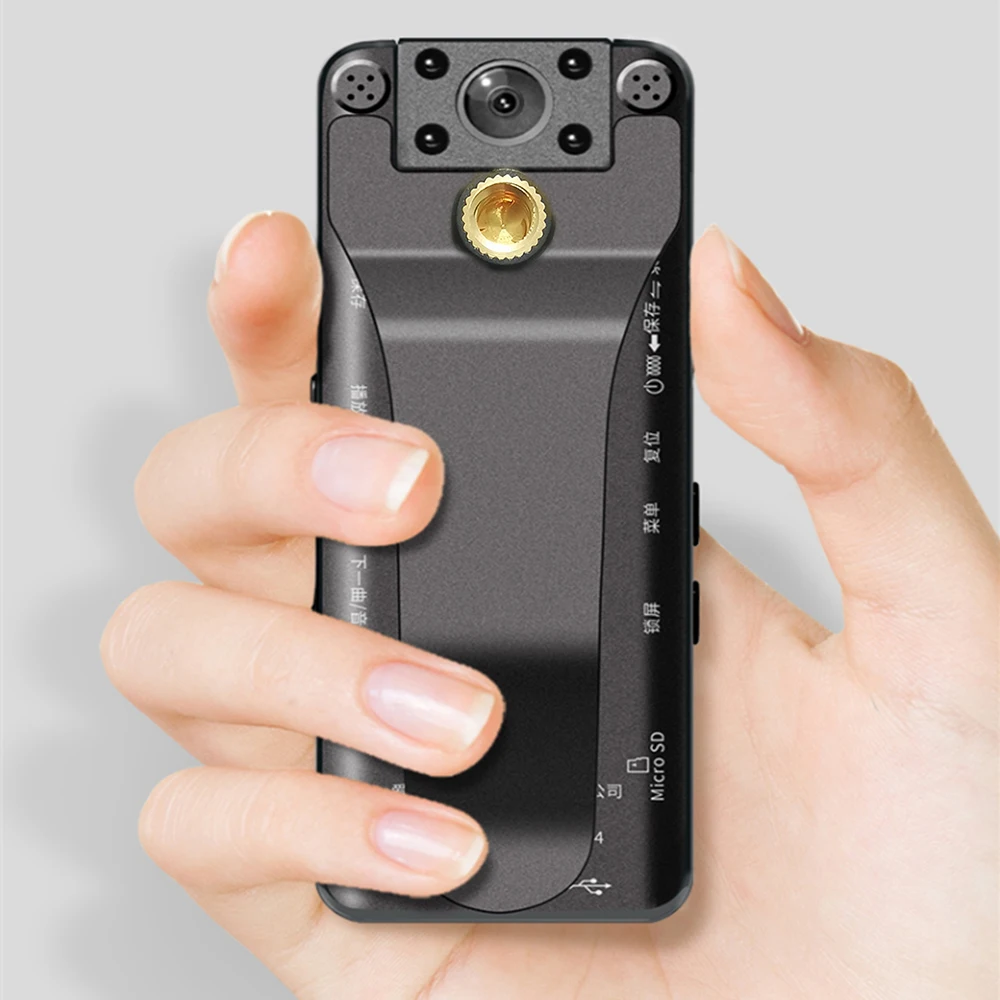 Cámara de video Mini cámara corporal Digital A22, videocámara profesional HD de 1080P, portátil, magnética, visión nocturna, deportiva, DV, niñera - Imagen 2