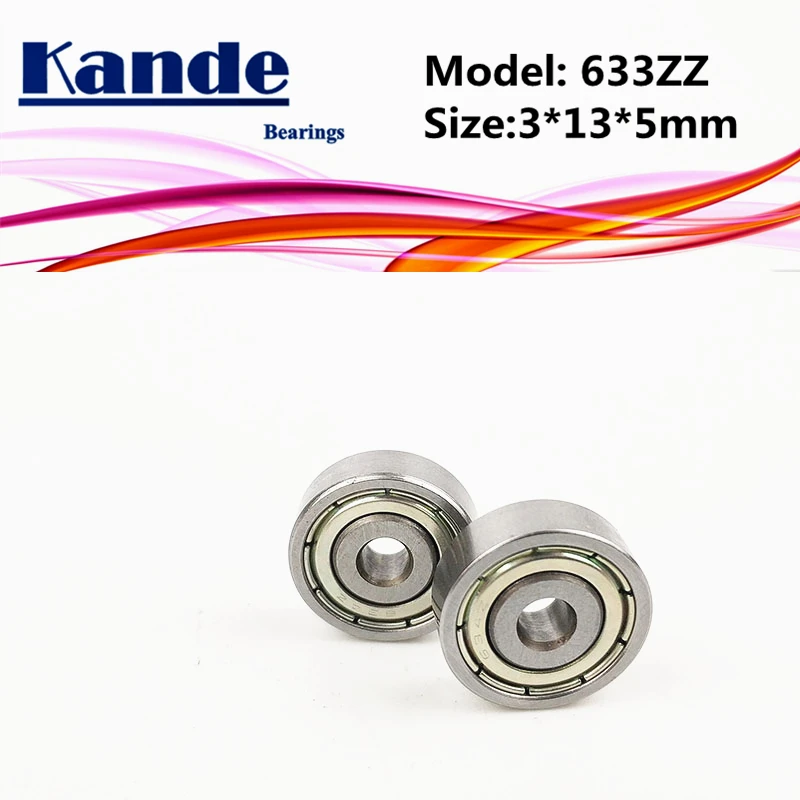 633ZZ ABEC-1 ABEC-3 ABEC-5 633 ZZ Миниатюрный радиальный 633 шарикоподшипник 3x13x5 мм 633-2Z