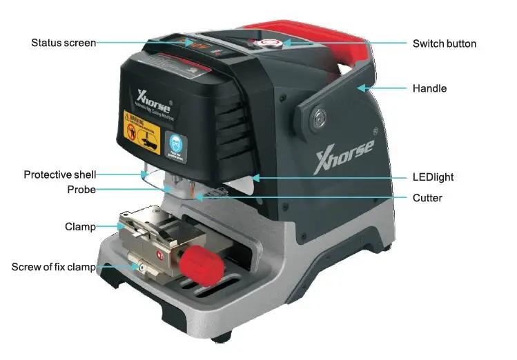 Высокое качество Xhorse Condor Dolphin XP005 автоматическая машина для резки ключей V1.2.3 работает на IOS и Android через Bluetooth